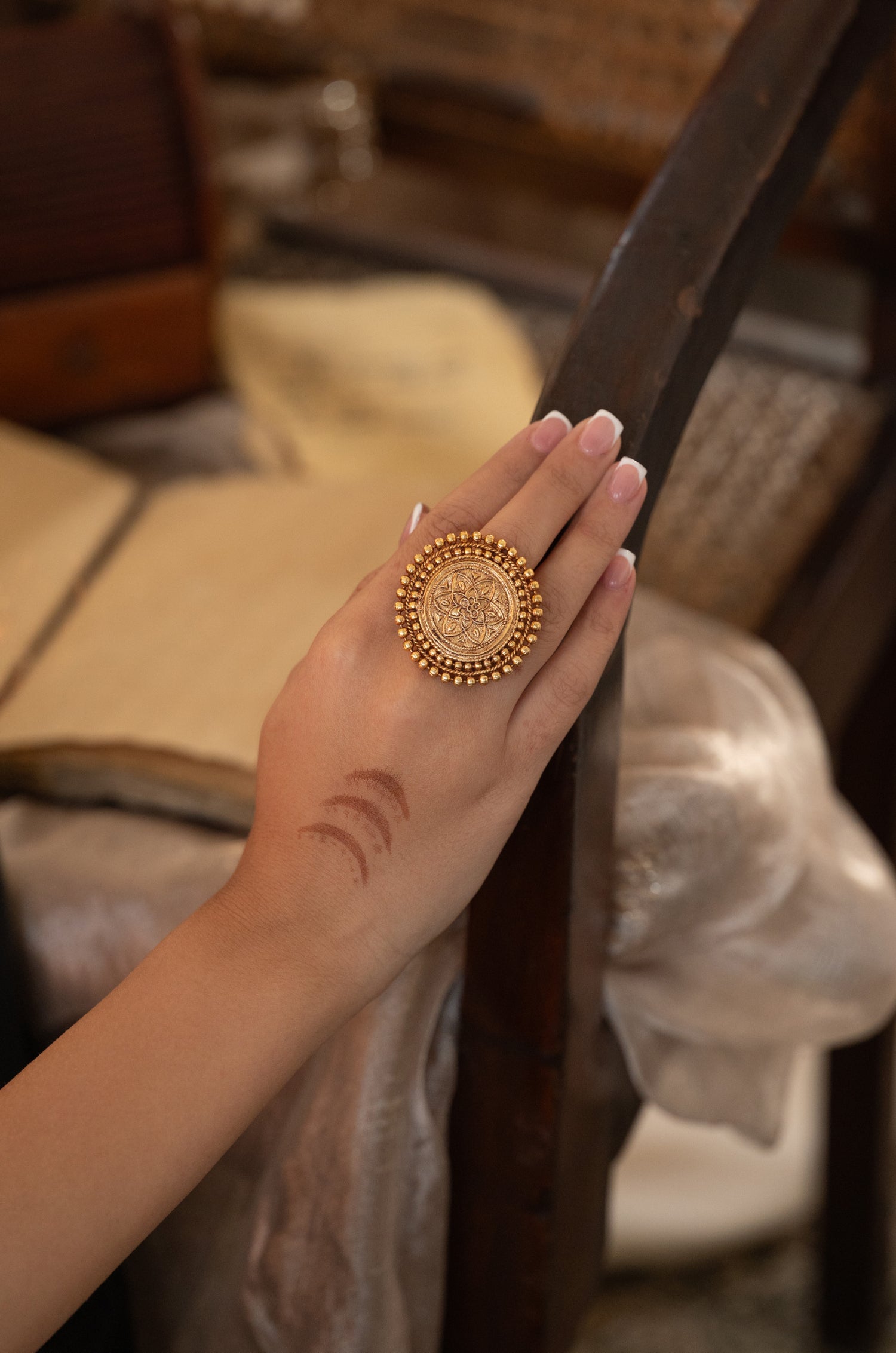 Kamakshi Temple Work Ring