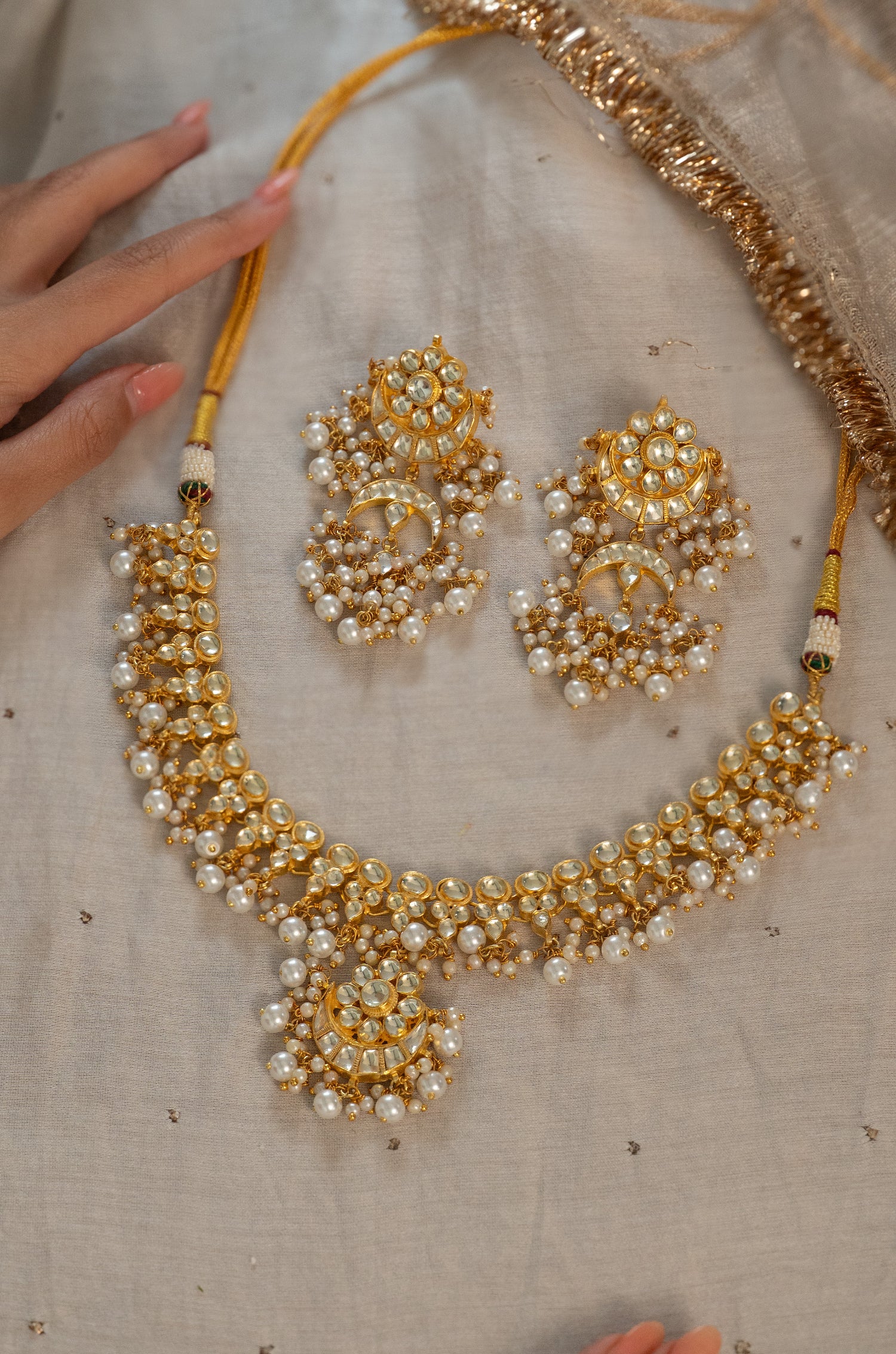 Yurina Kundan Necklace Set