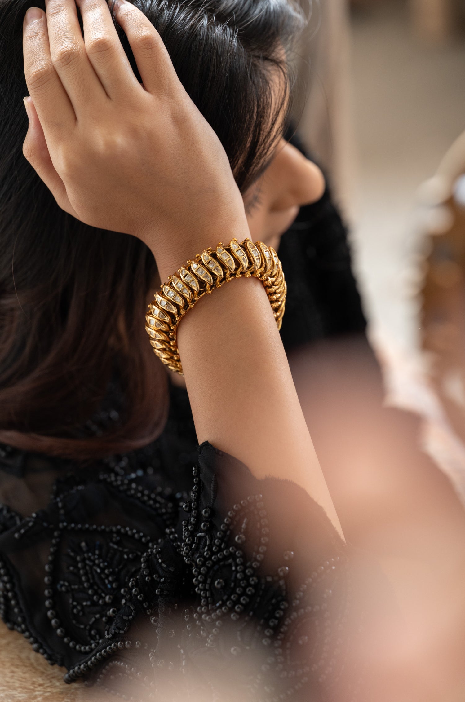 Yami Sutlada Polki Bangle