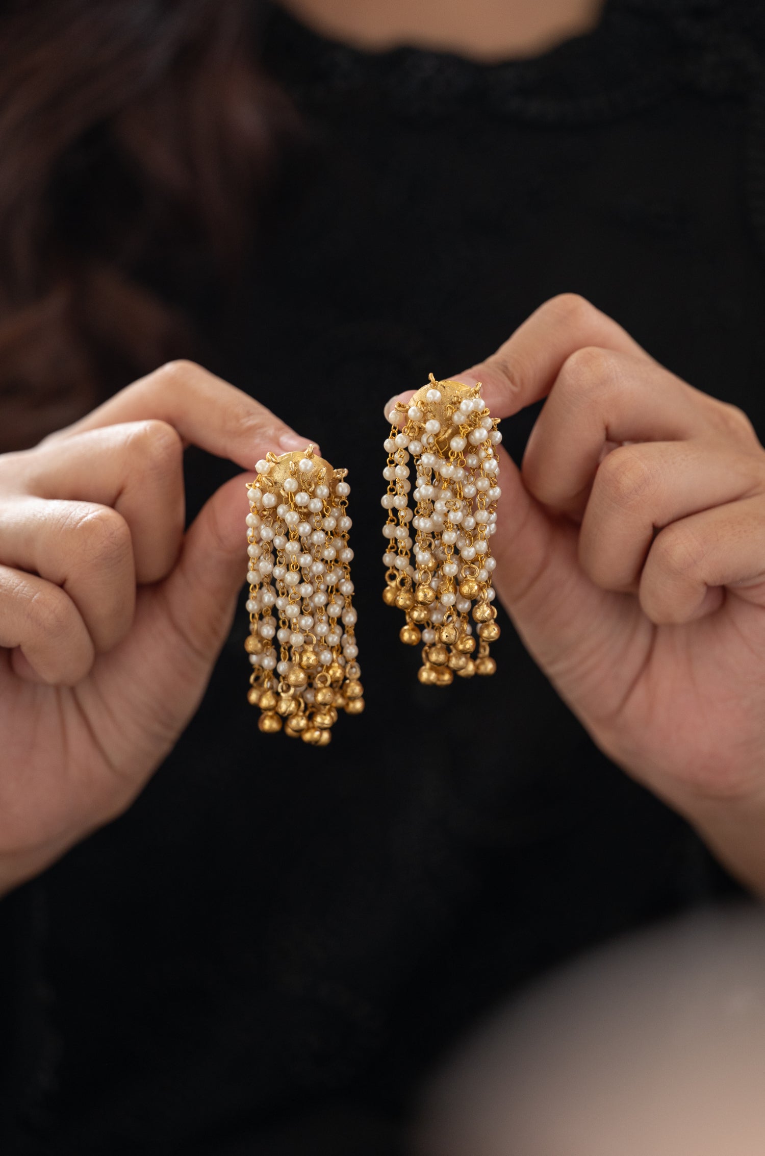 Rosha Pearls Earrings