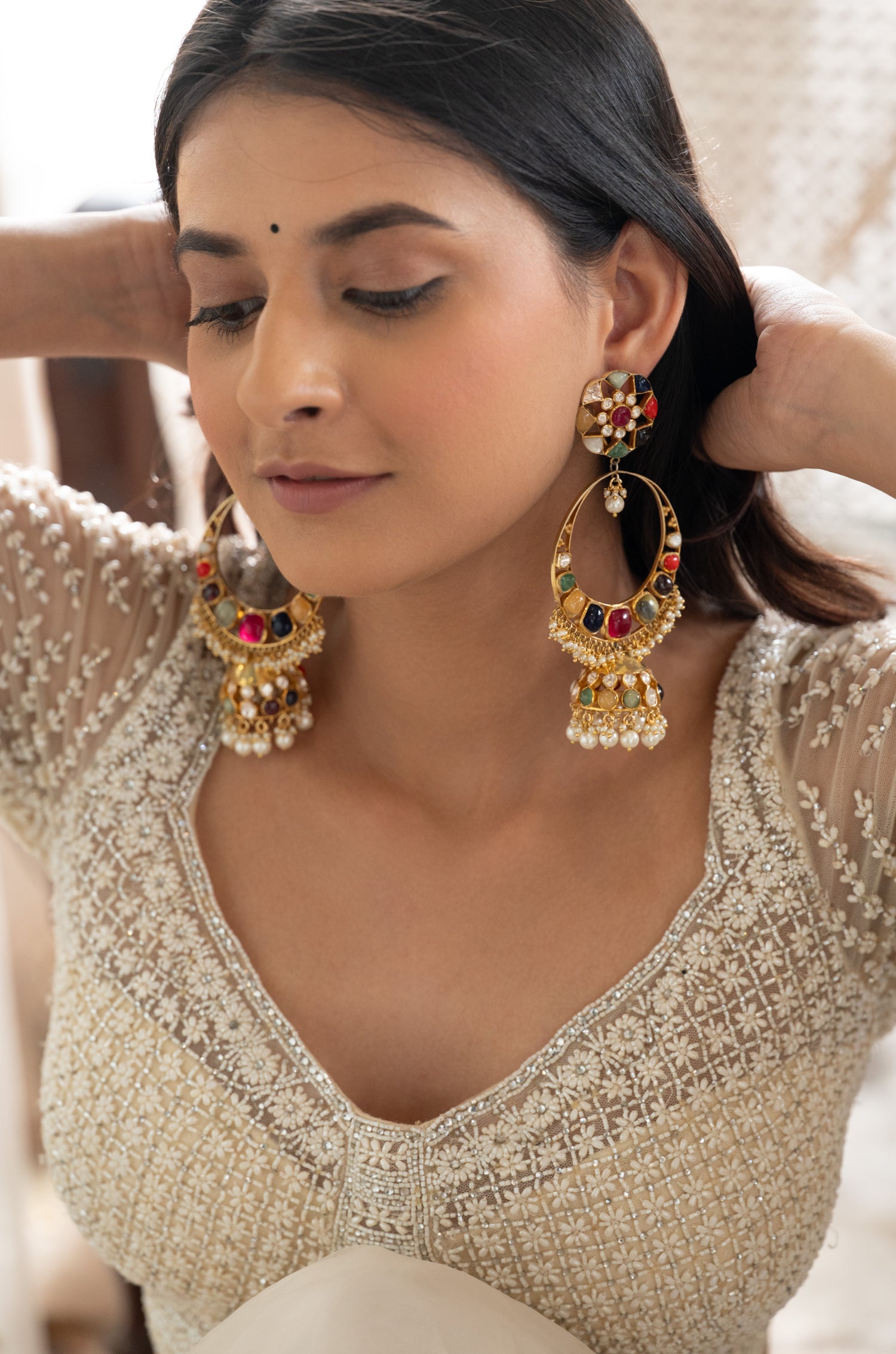 Irika Navrattan Jhumka Bali Earrings