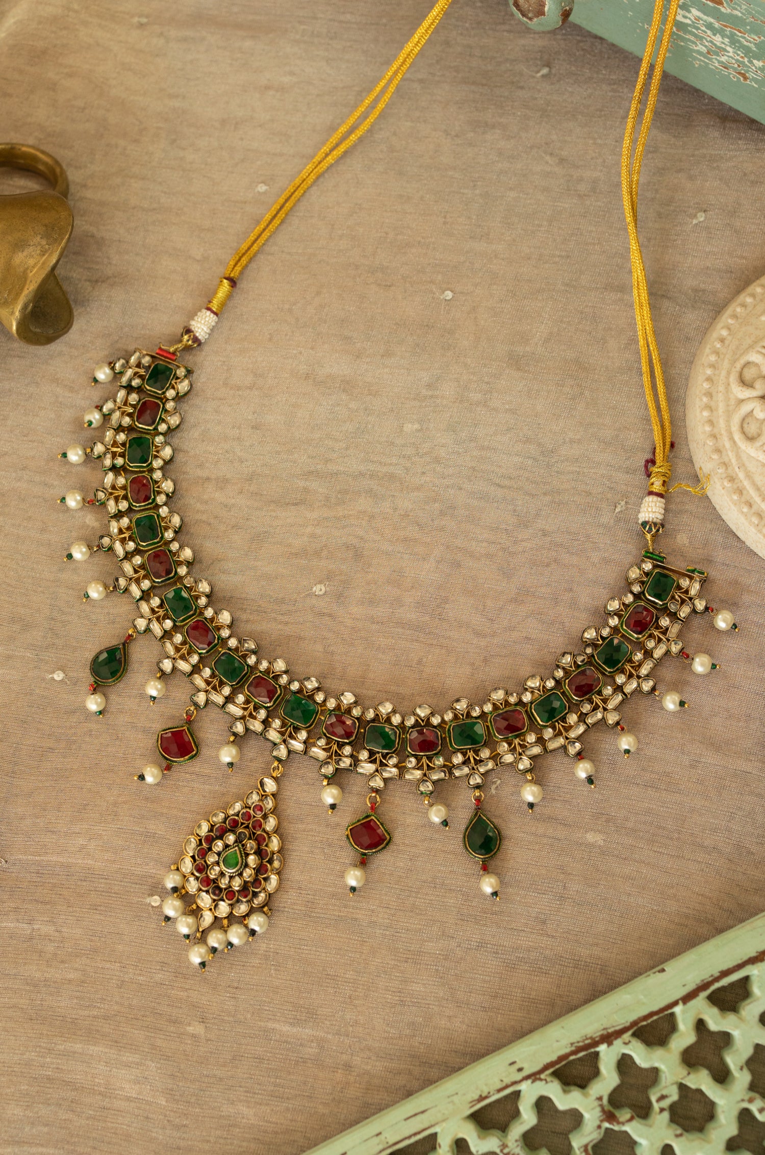 Ubeer Statement Kundan Necklace