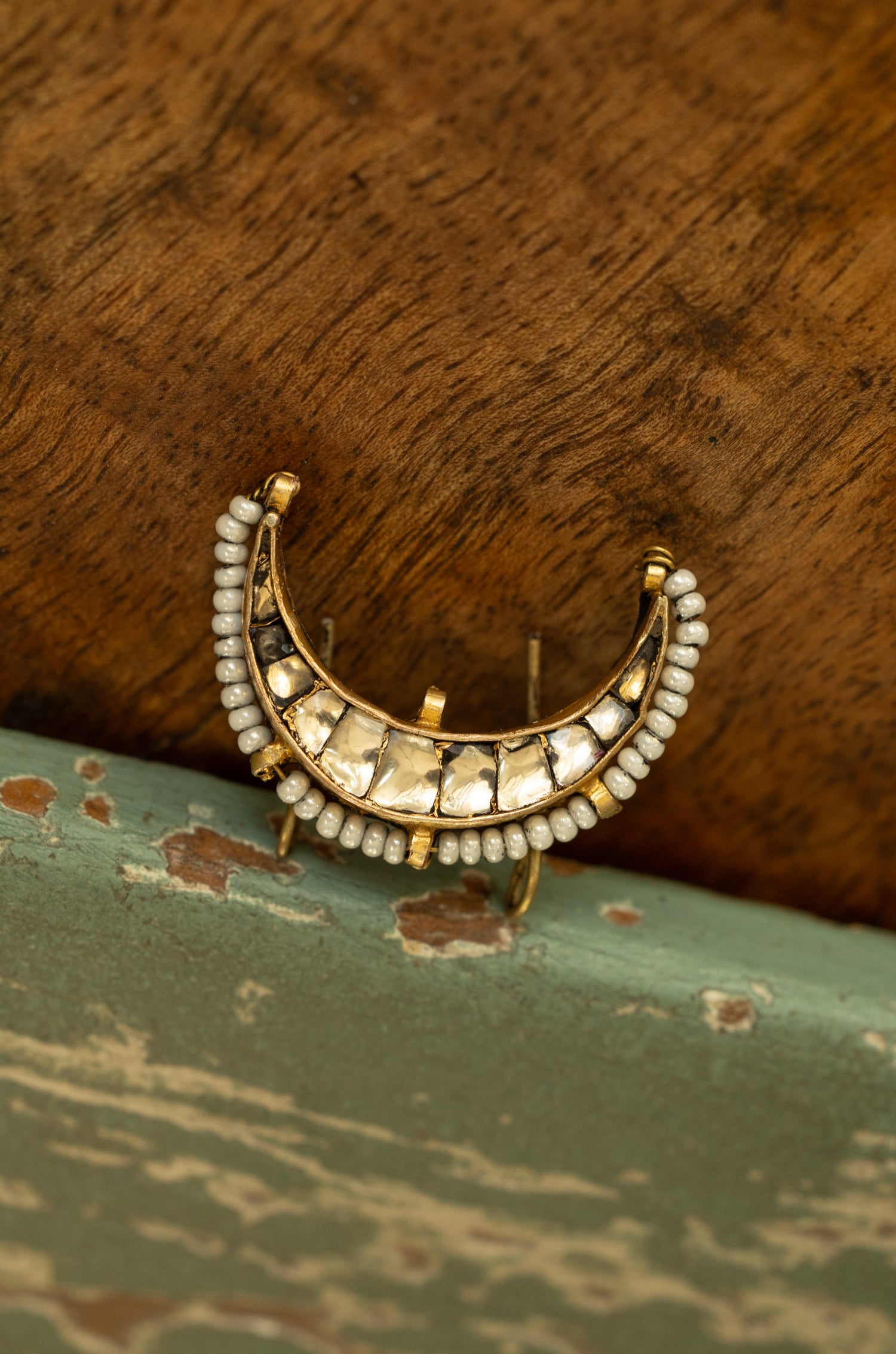 Aabha Kundan Braid Pin