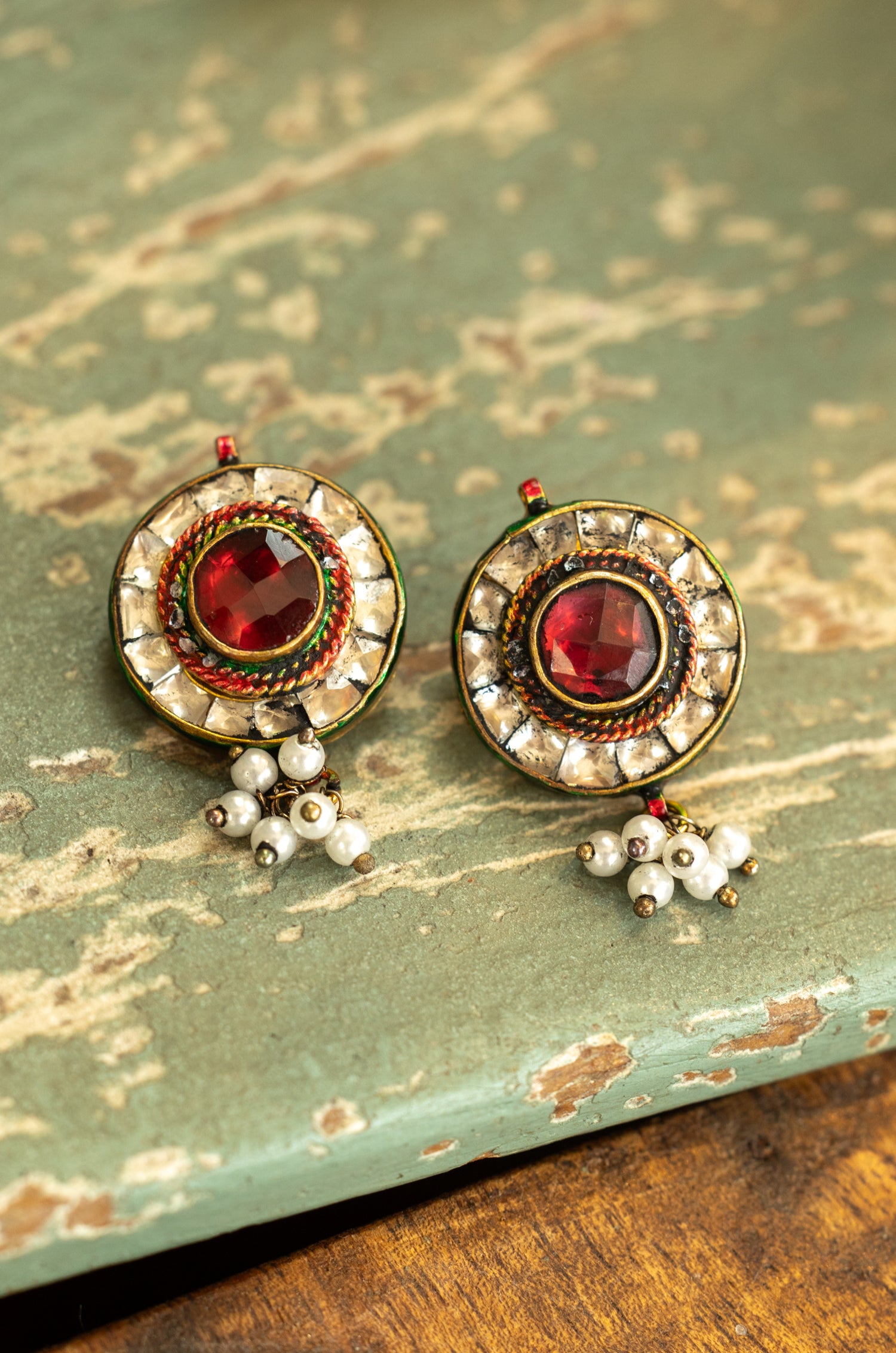Vanya Kundan Studs
