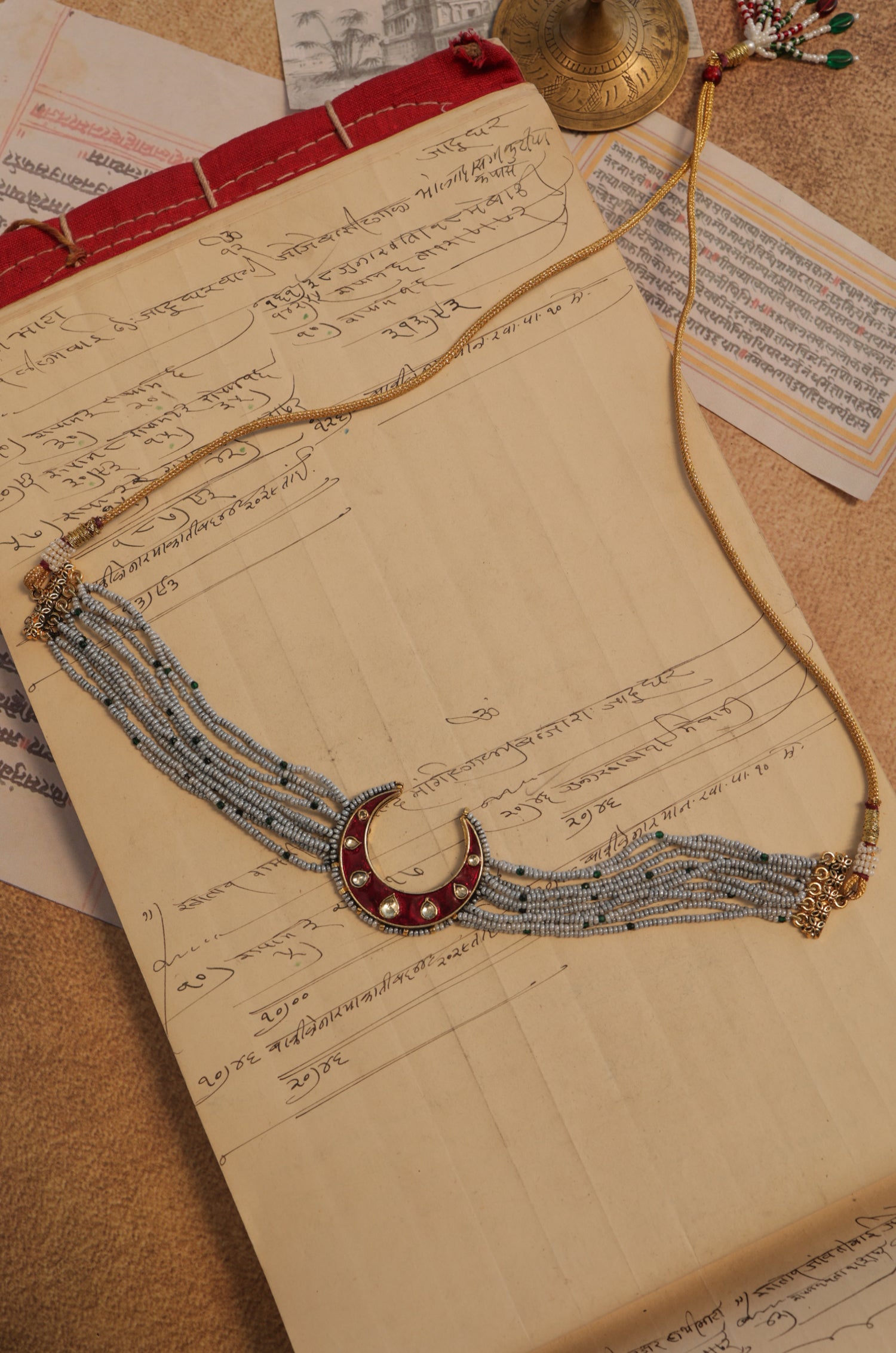 Aanya Red Choker Necklace