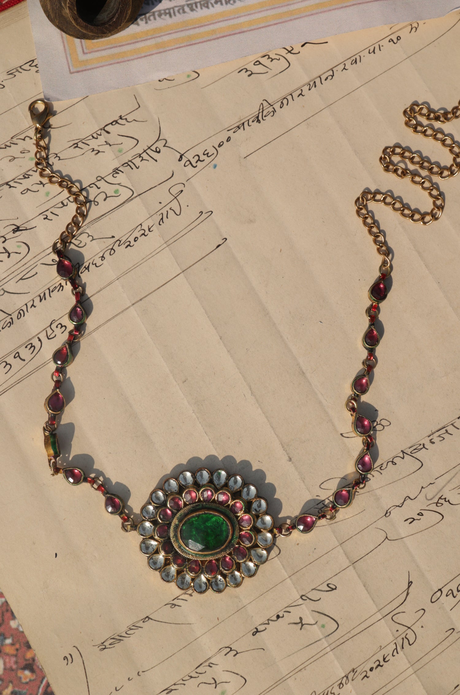 Rani Floral Kundan Choker